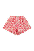 short check rosso