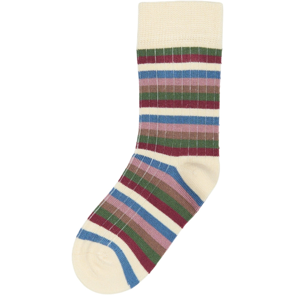 calza bamboo riga multicolor