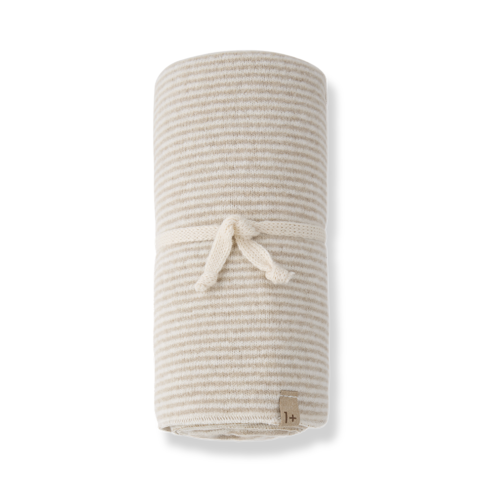 coperta caldo cotone liscia e rigata