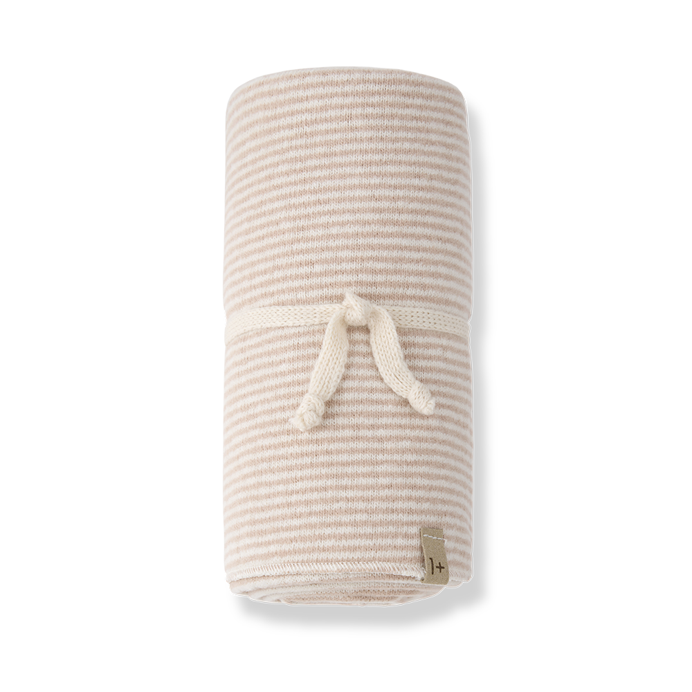 coperta caldo cotone liscia e rigata