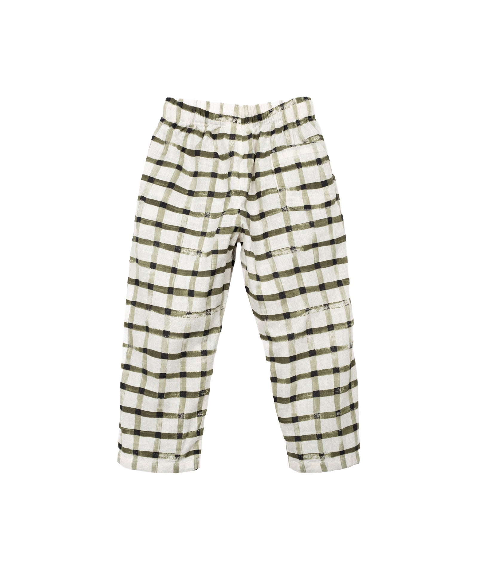 pantalone lungo check