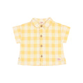 camicia check giallo