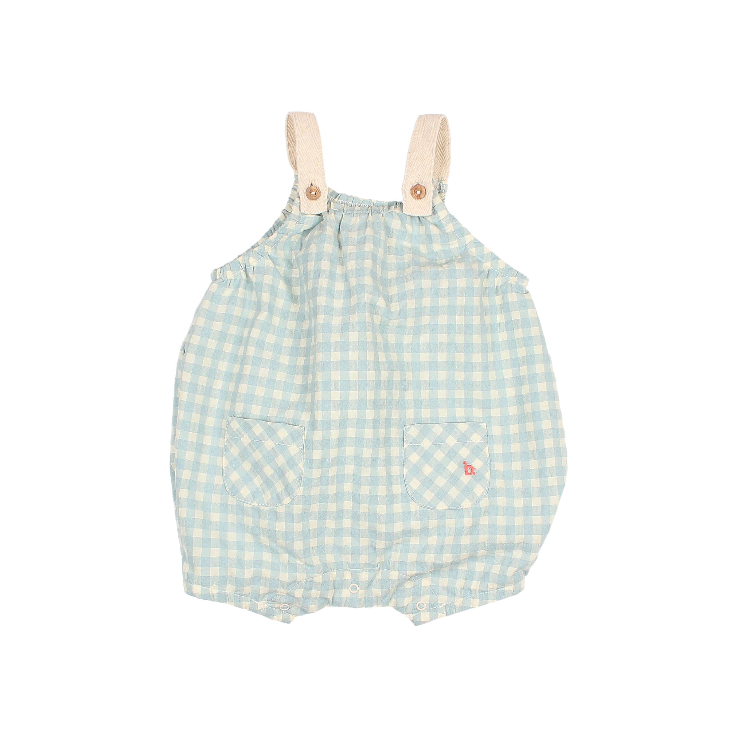 pagliaccetto gingham acqua