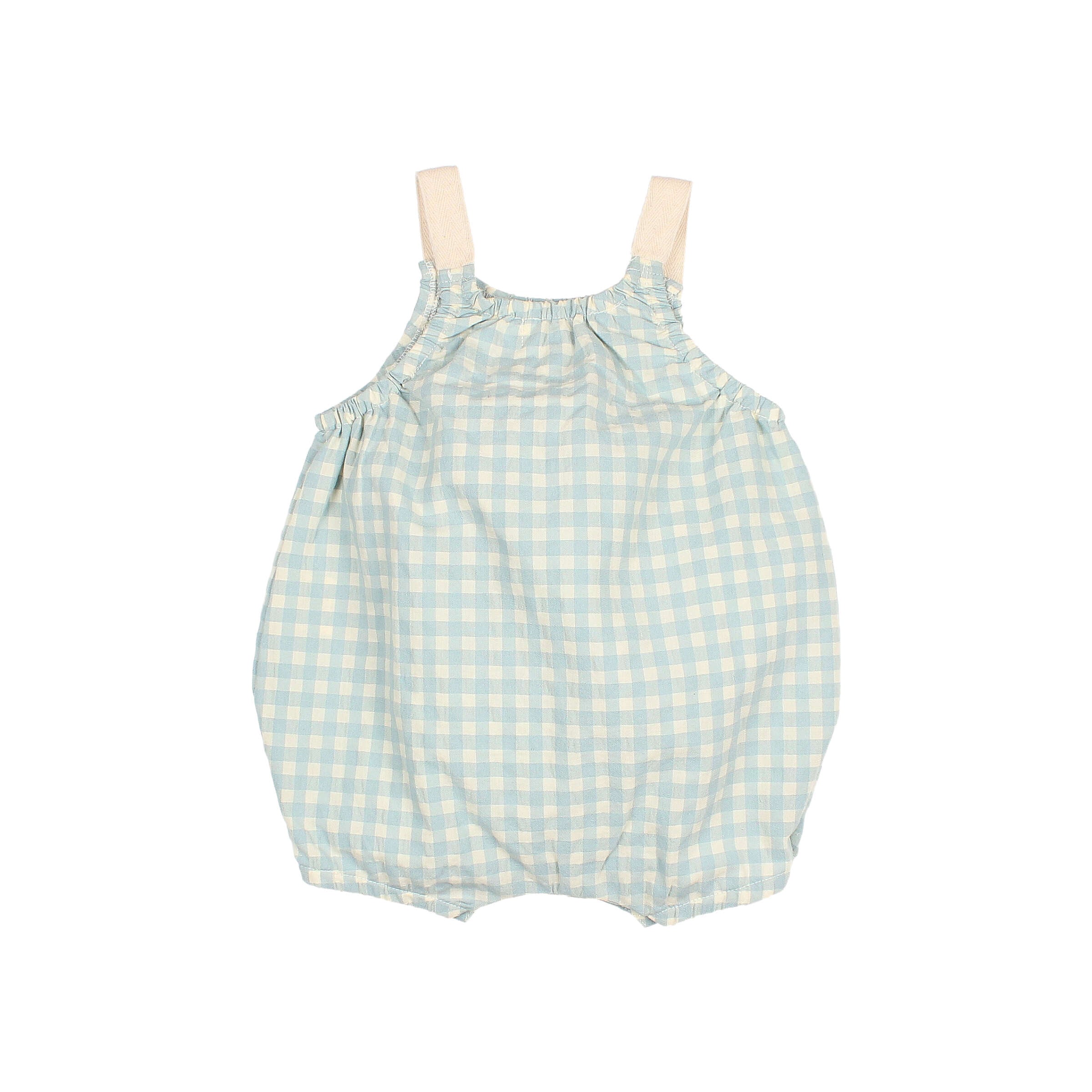 pagliaccetto gingham acqua