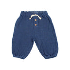 pantalone garza blu