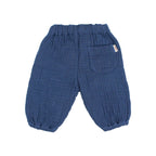 pantalone garza blu