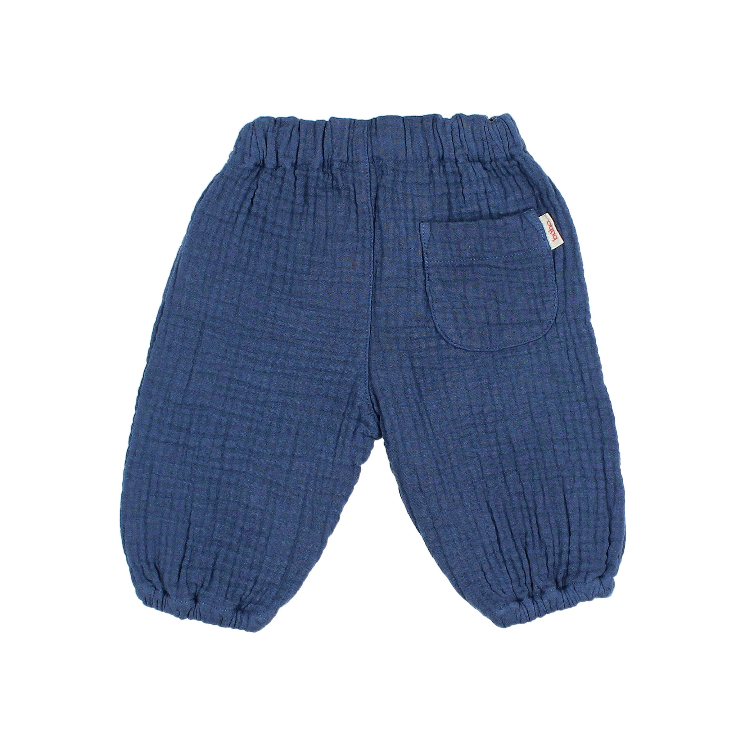 pantalone garza blu