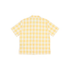 camicia check giallo
