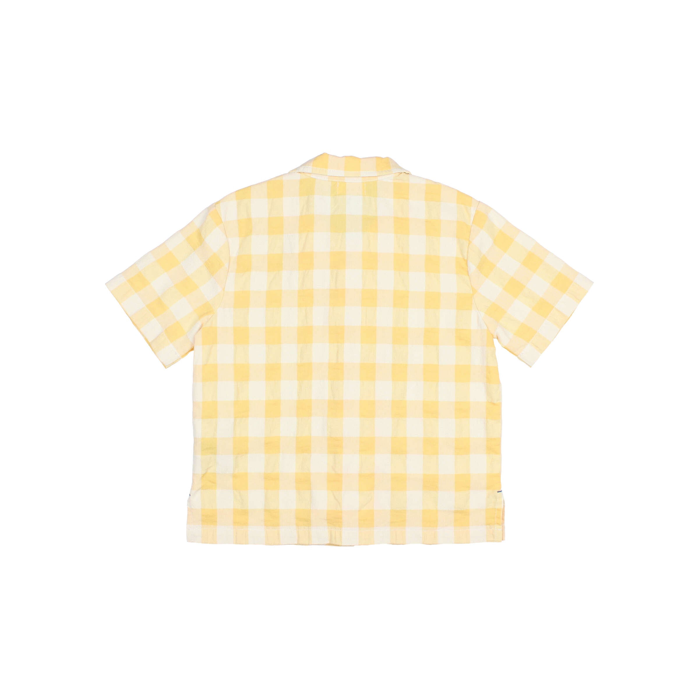 camicia check giallo