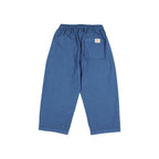 pantalone tela blu