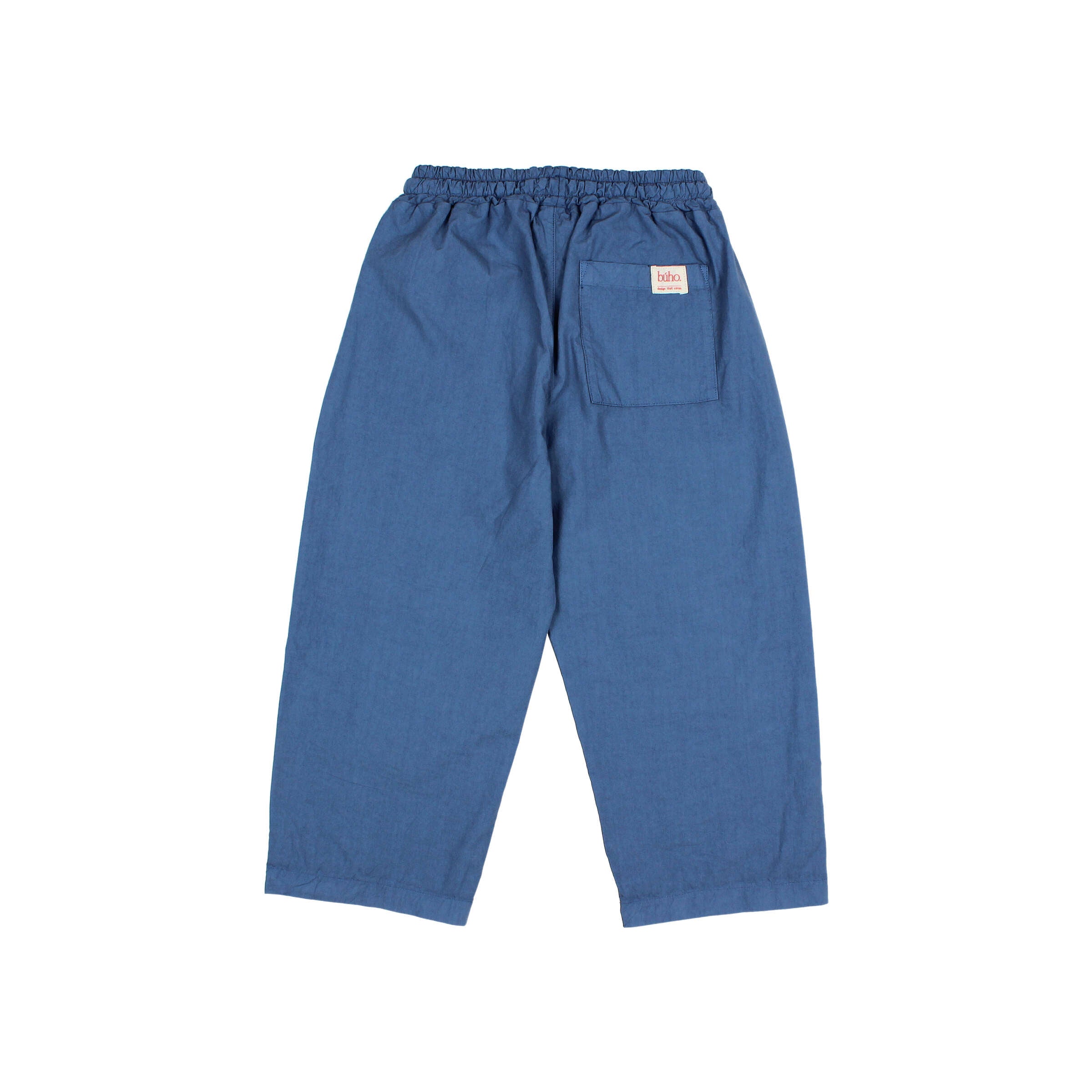 pantalone tela blu