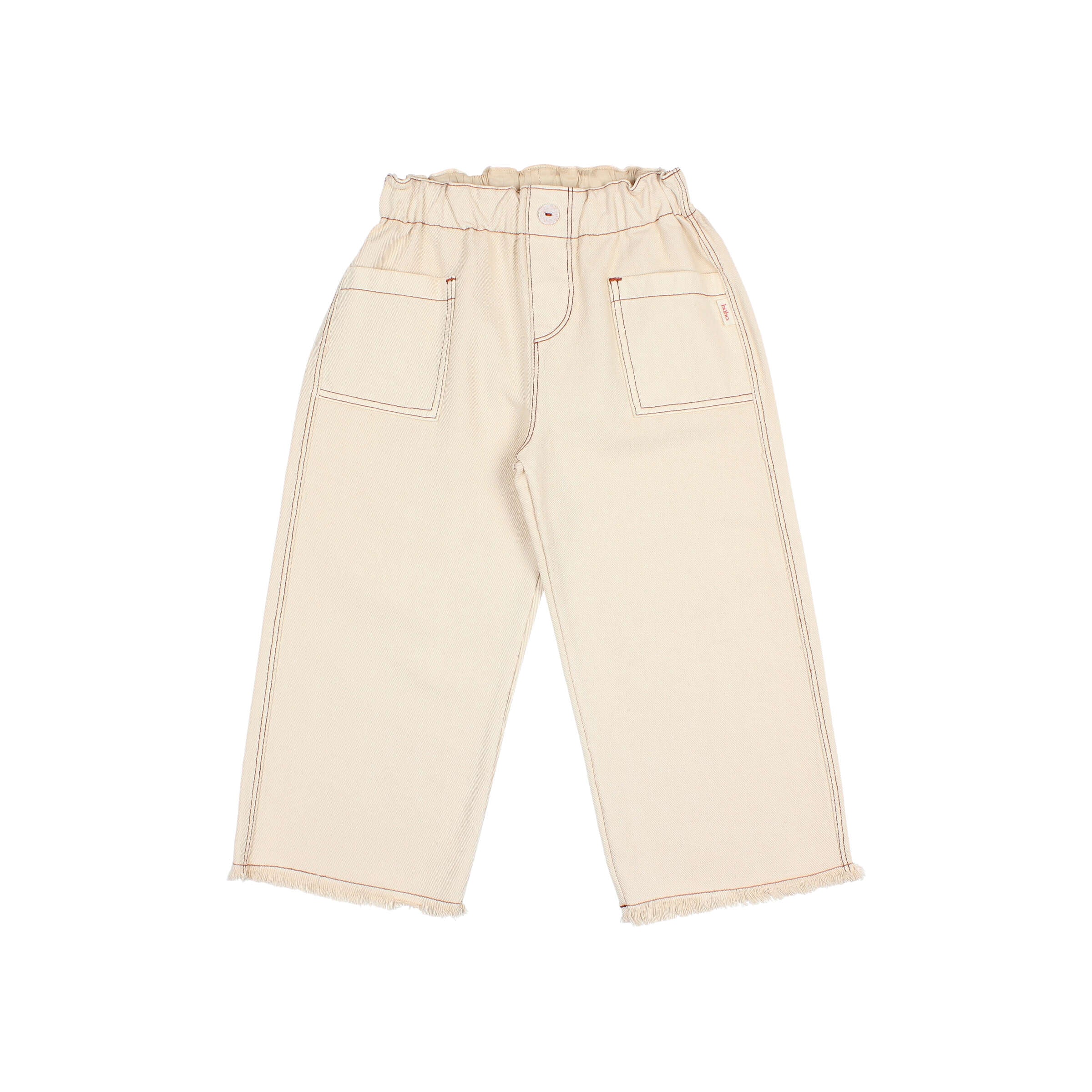pantalone denim naturale