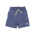 short in felpa blu
