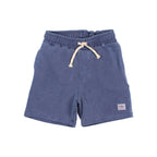 short in felpa blu