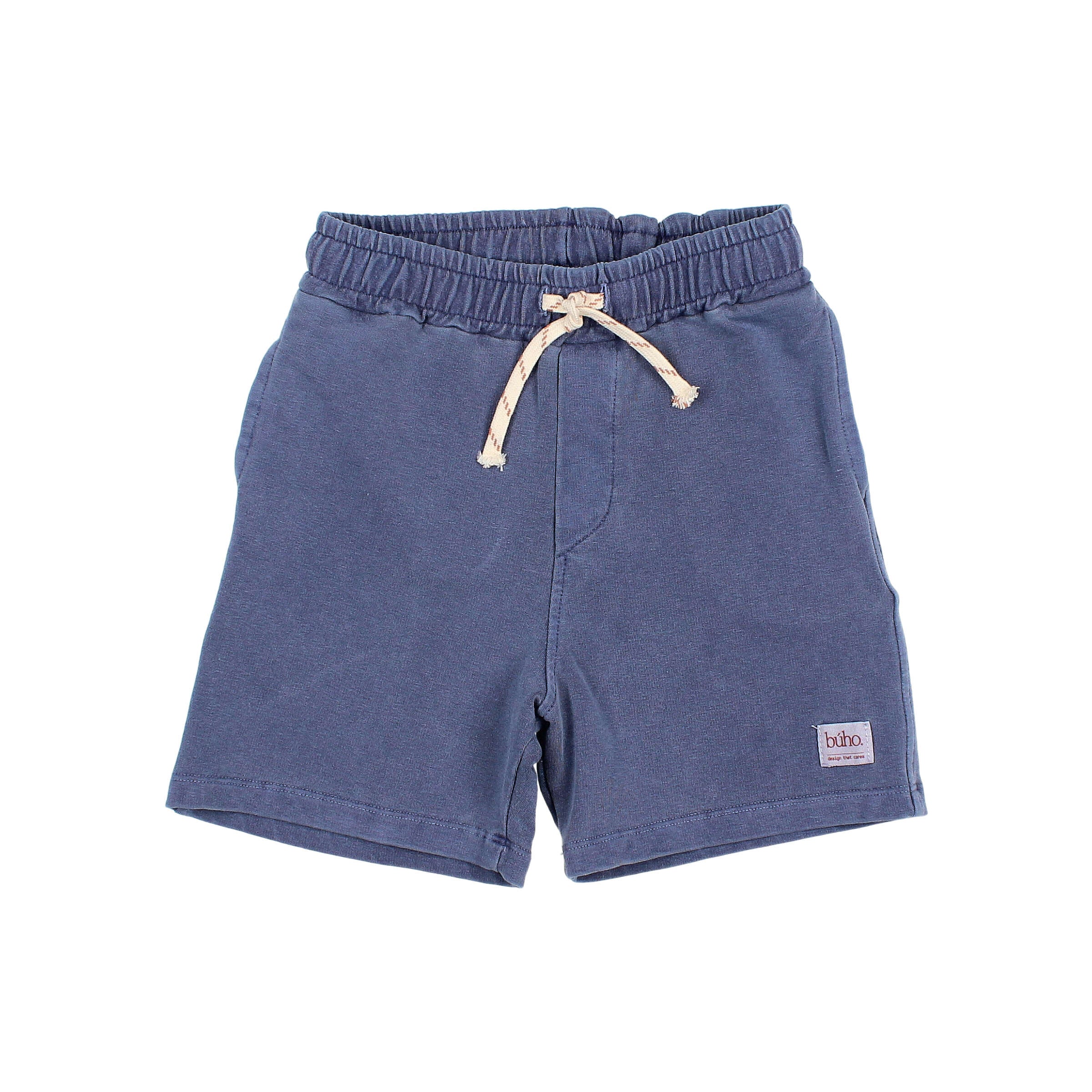 short in felpa blu