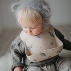 bavaglino silicone lilac flowers