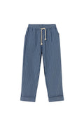 pantalone riga blu