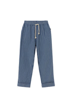 pantalone riga blu
