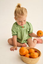 culotte riga verde mela