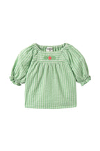 blusa riga verde mela