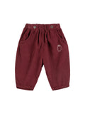 pantalone velluto vinaccia baby