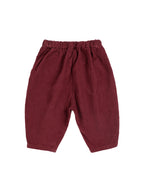 pantalone velluto vinaccia baby