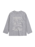 t-shirt manica lunga grigia