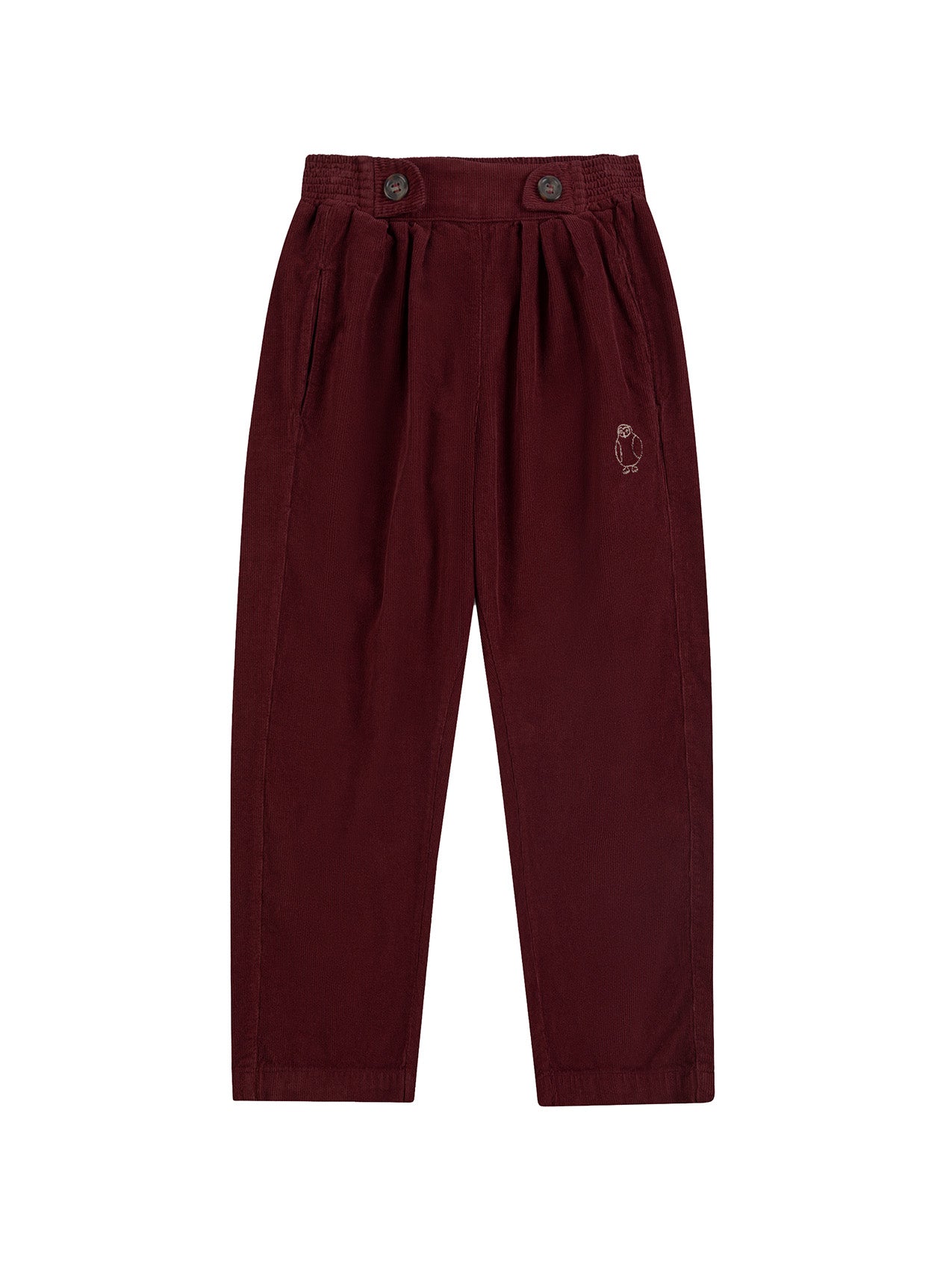 pantalone velluto vinaccia