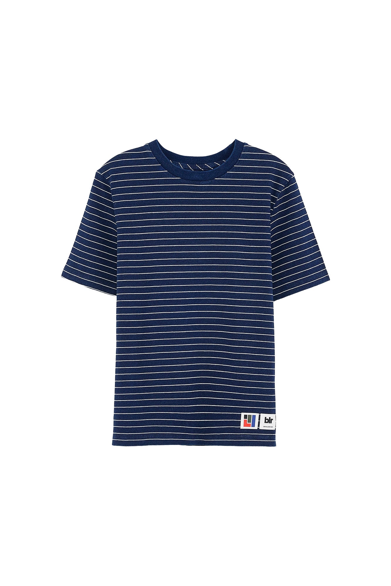 t-shirt riga blu