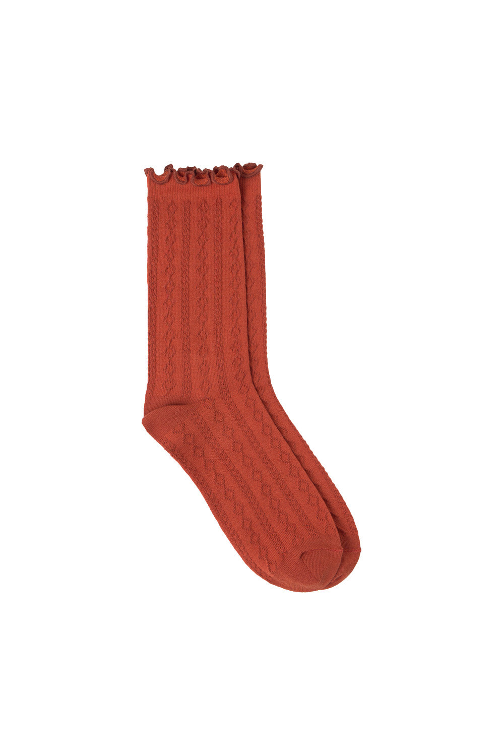 calza frill ricamo