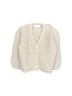 cardigan misto lana e cotone