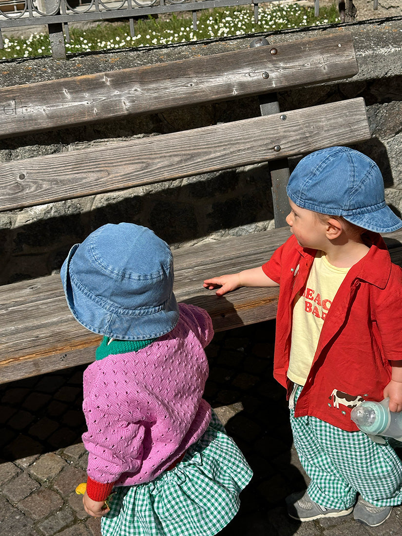 cappello pescatora jeans