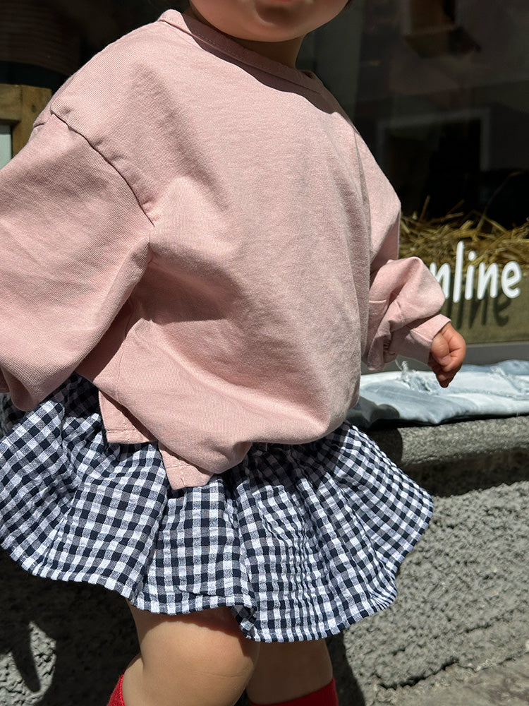 gonna culotte gingham