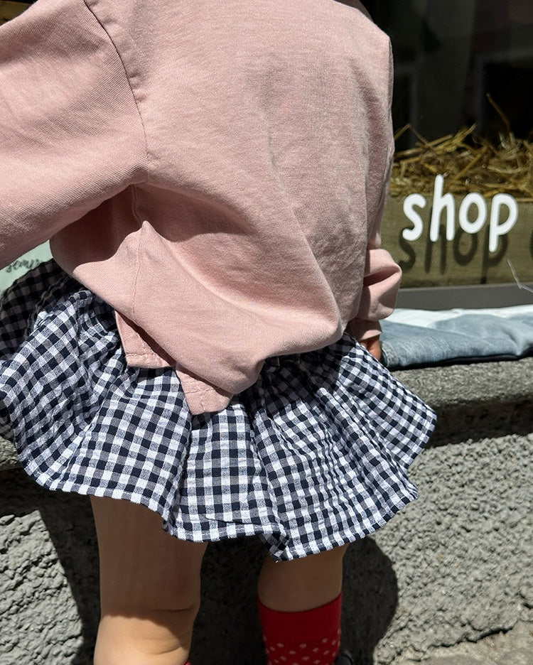 gonna culotte gingham