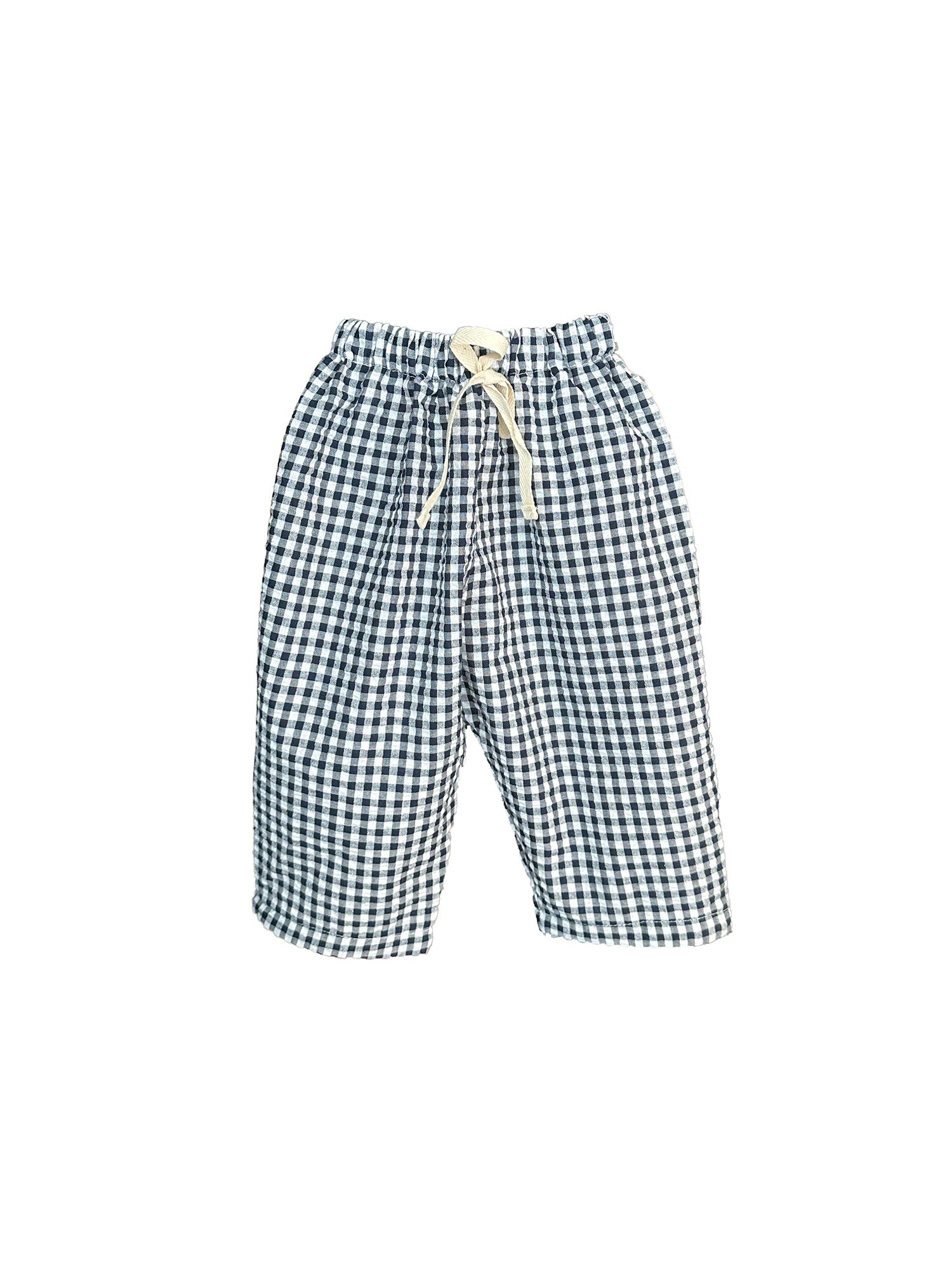 pantalone gingham