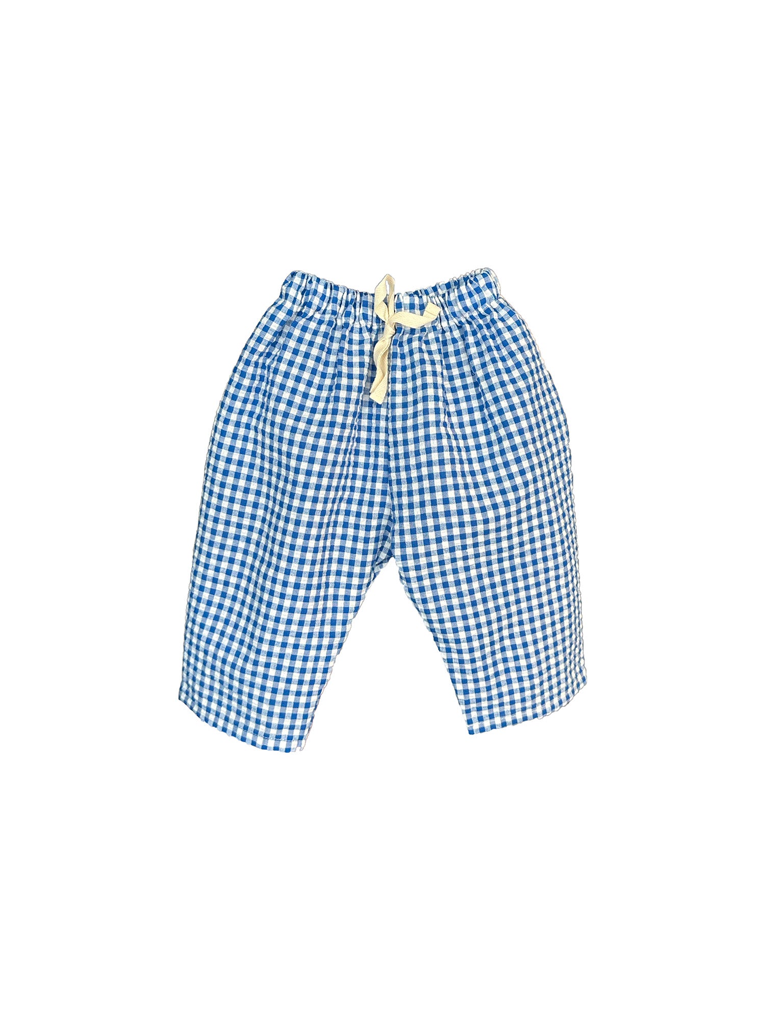 pantalone gingham