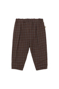 pantalone gingham cioccolato kobe