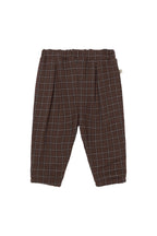 pantalone gingham cioccolato kobe