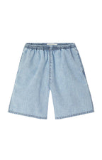 short tela jeans leggero