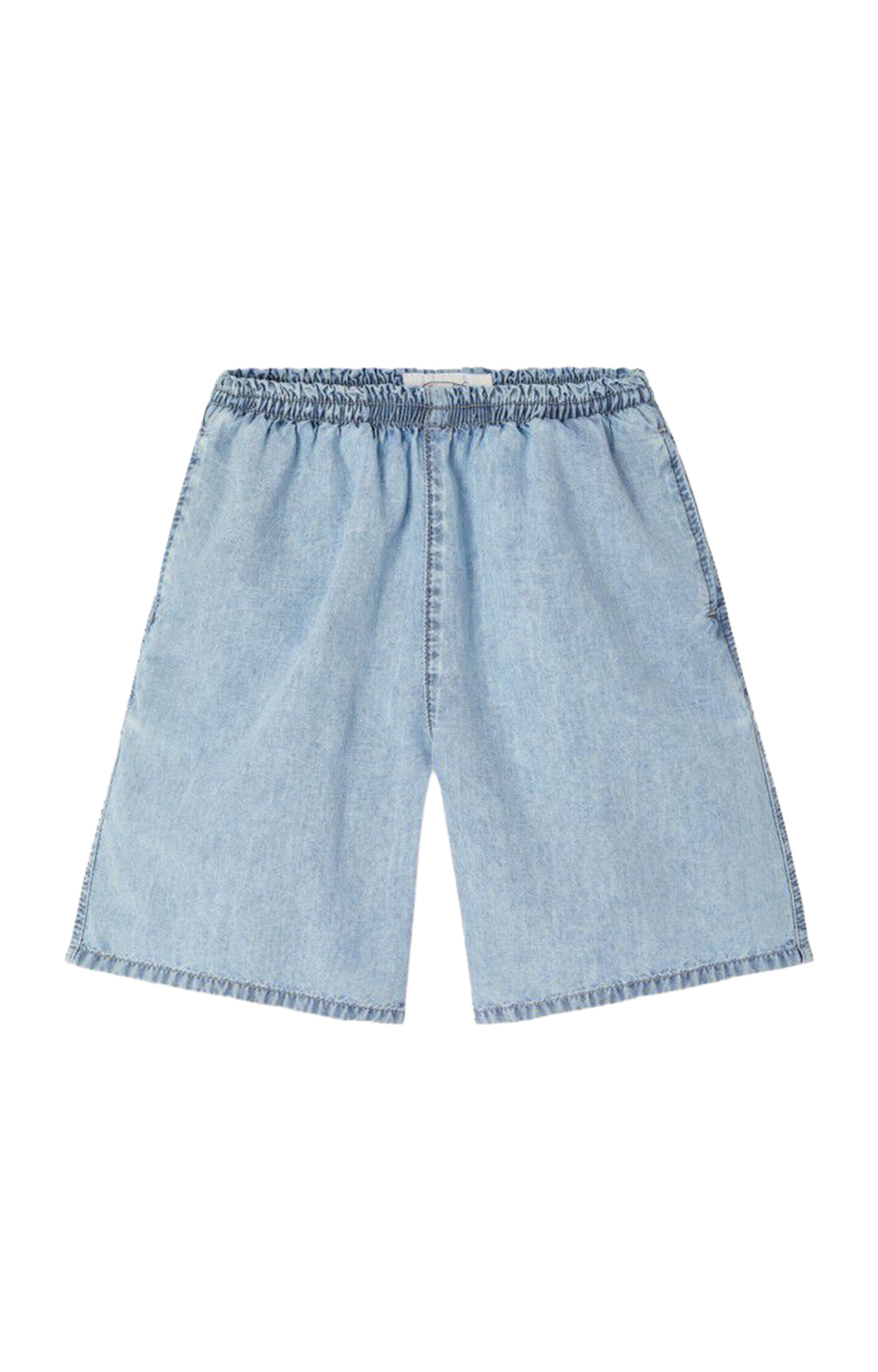 short tela jeans leggero