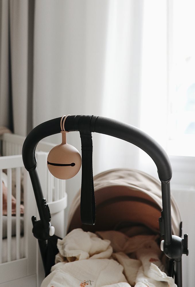 porta ciuccio silicone malva