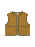 gilet fleece cotone