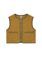 gilet fleece cotone