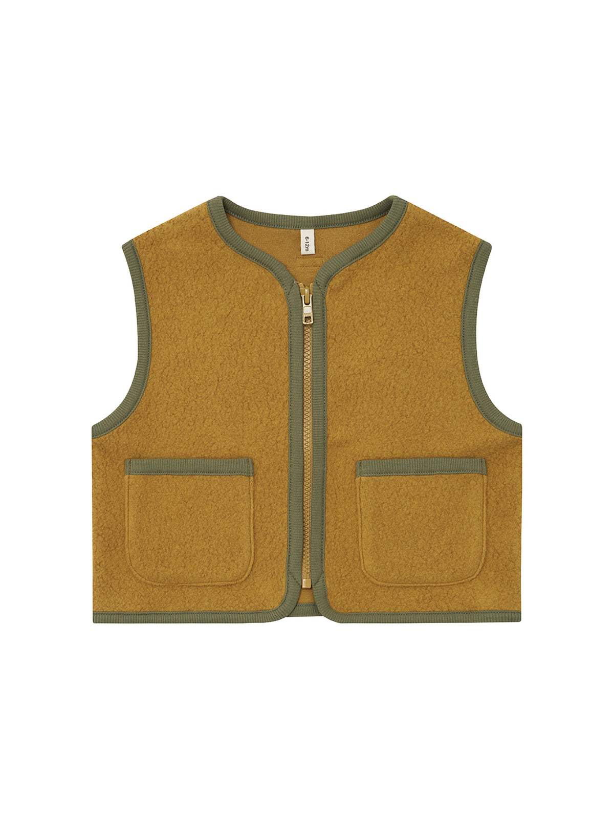 gilet fleece cotone