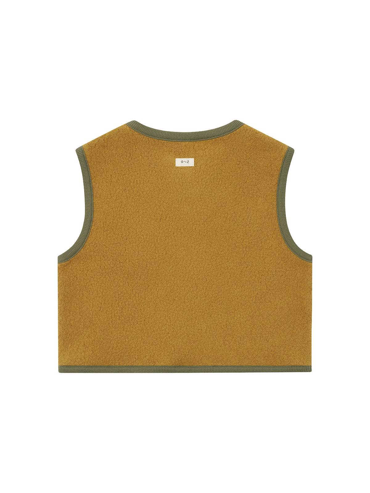 gilet fleece cotone