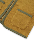 gilet fleece cotone