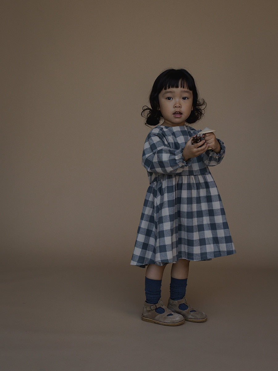 abito gingham fog