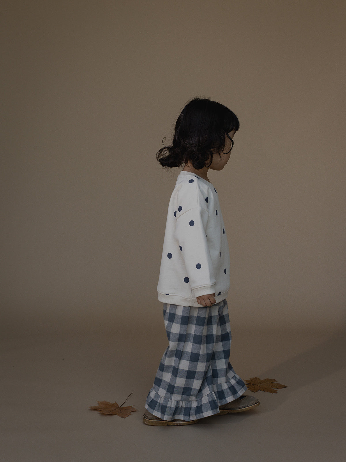 pantalone gingham bimba