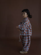 pantalone gingham 2 colori