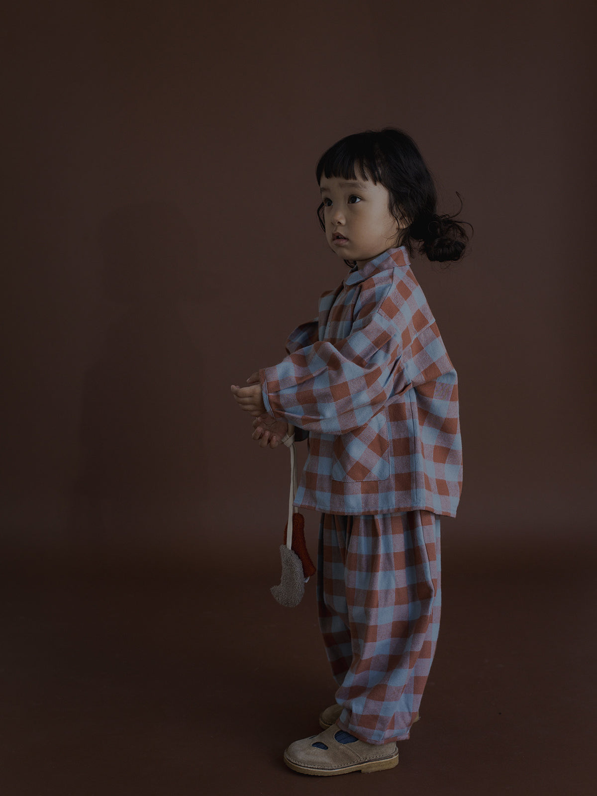 pantalone gingham 2 colori
